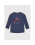 Tommy Hilfiger Pulóver KB0KB07351 Sötétkék Regular Fit - Pepit.hu