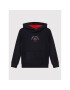 Tommy Hilfiger Pulóver Logo KB0KB07650 Sötétkék Regular Fit - Pepit.hu