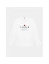 Tommy Hilfiger Pulóver Logo KB0KB08170 Fehér Regular Fit - Pepit.hu