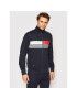 Tommy Hilfiger Pulóver Logo MW0MW21094 Sötétkék Regular Fit - Pepit.hu