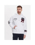 Tommy Hilfiger Pulóver Multi Badge Icon MW0MW30029 Fehér Regular Fit - Pepit.hu