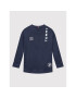 Tommy Hilfiger Pulóver Multi Placement KB0KB07347 D Sötétkék Regular Fit - Pepit.hu