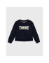 Tommy Hilfiger Pulóver Sateen KG0KG06953 D Sötétkék Regular Fit - Pepit.hu