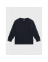 Tommy Hilfiger Pulóver Solid KS0KS00234 Sötétkék Regular Fit - Pepit.hu