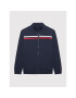 Tommy Hilfiger Pulóver Tape Tape KB0KB07345 D Sötétkék Regular Fit - Pepit.hu