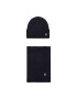 Tommy Hilfiger Sál és sapka szett Gp Th Effortless Scarf & Beanie AW0AW10855 Sötétkék - Pepit.hu