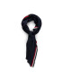 Tommy Hilfiger Sál Selvedge Scarf AM0AM07886 Sötétkék - Pepit.hu