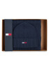 Tommy Hilfiger Sapka és körsál szett Tjw Flag Beanie And Scarf AM0AM11677 Sötétkék - Pepit.hu