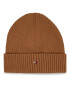 Tommy Hilfiger Sapka Essential Flag Beanie AM0AM10337 Barna - Pepit.hu