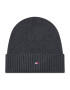 Tommy Hilfiger Sapka Essential Flag Beanie AM0AM10337 Szürke - Pepit.hu