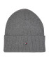 Tommy Hilfiger Sapka Essential Flag Beanie AW0AW15309 Szürke - Pepit.hu