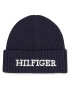 Tommy Hilfiger Sapka Monotype Beanie AM0AM11737 Sötétkék - Pepit.hu