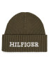 Tommy Hilfiger Sapka Monotype Beanie AM0AM11737 Zöld - Pepit.hu