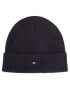 Tommy Hilfiger Sapka Pima Cotton Beanie AM0AM06573 Fekete - Pepit.hu