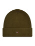 Tommy Hilfiger Sapka Pima Cotton Beanie AM0AM06573 Zöld - Pepit.hu