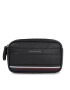 Tommy Hilfiger Smink táska Th Central Washbag Pu AM0AM11262 Fekete - Pepit.hu