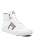 Tommy Hilfiger Sportcipő Core Corporate High Leather Flag FM0FM03939 Fehér - Pepit.hu