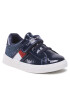 Tommy Hilfiger Sportcipő Low Cut Lace-Up /Velcro Sneaker T1A9-32298-1160 S Sötétkék - Pepit.hu