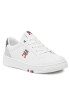 Tommy Hilfiger Sportcipő Monogram Low Cut Lace-Up Sneaker T3X9-32857-1355 S Fehér - Pepit.hu