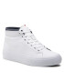 Tommy Hilfiger Sportcipő Prep Vulc High Leather FM0FM04172 Fehér - Pepit.hu