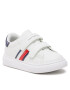 Tommy Hilfiger Sportcipő Stripes Low Cut Velcro Sneaker T1A9-32694-1355 S Fehér - Pepit.hu