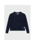 Tommy Hilfiger Sweater Chenille Cable KG0KG06908 Sötétkék Regular Fit - Pepit.hu