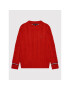 Tommy Hilfiger Sweater Essential KB0KB06920 D Piros Regular Fit - Pepit.hu