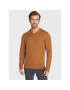 Tommy Hilfiger Sweater Pima MW0MW28047 Barna Regular Fit - Pepit.hu