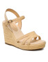 Tommy Hilfiger Szandál Essential Wedge Sandal FW0FW07159 Bézs - Pepit.hu