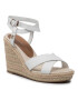 Tommy Hilfiger Szandál Feminine High Wedge Sandal FW0FW06238 Fehér - Pepit.hu