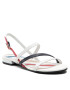 Tommy Hilfiger Szandál Feminine Strappy Flat Sandal FW0FW06480 Fehér - Pepit.hu