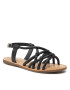 Tommy Hilfiger Szandál Flat Strappy Sandal FW0FW06668 Fekete - Pepit.hu