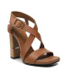 Tommy Hilfiger Szandál Hardware Block High Heel FW0FW07016 Barna - Pepit.hu