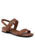 Tommy Hilfiger Szandál Hardware Flat Sandal FW0FW07094 Barna - Pepit.hu