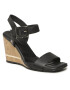 Tommy Hilfiger Szandál Hardware Wedge Sandal FW0FW07074 Fekete - Pepit.hu