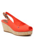 Tommy Hilfiger Szandál Iconic Elba Sling Back Wedge FW0FW04788 Narancssárga - Pepit.hu