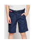 Tommy Hilfiger Szövet rövidnadrág Essential Belted Chino KB0KB05769 D Sötétkék Slim Fit - Pepit.hu