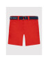 Tommy Hilfiger Szövet rövidnadrág Essential KB0KB07399 D Piros Slim Fit - Pepit.hu