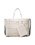 Tommy Hilfiger Táska Iconic Tommy Tote Check AW0AW12311 Bézs - Pepit.hu