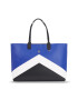 Tommy Hilfiger Táska Iconic Tommy Tote Chevron AW0AW15204 Kék - Pepit.hu