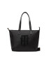 Tommy Hilfiger Táska Poppt Tote Aplique AW0AW13168 Fekete - Pepit.hu