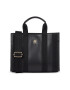 Tommy Hilfiger Táska Th Identity Small Tote AW0AW15575 Fekete - Pepit.hu