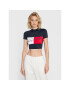 Tommy Hilfiger Technikai póló UW0UW03332 Sötétkék Slim Fit - Pepit.hu