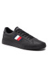 Tommy Hilfiger Teniszcipő Core Stripes Vulc Leather FM0FM04140 Fekete - Pepit.hu