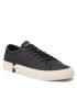 Tommy Hilfiger Teniszcipő Corporate Leather Detal Vulc FM0FM04589 Fekete - Pepit.hu