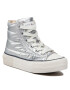 Tommy Hilfiger Tornacipő High Top Lace-Up Sneaker T3A9-32290-1437 M Ezüst - Pepit.hu