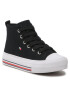 Tommy Hilfiger Tornacipő High Top Lace-Up Sneaker T3A9-32679-0890 M Fekete - Pepit.hu