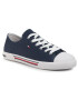 Tommy Hilfiger Tornacipő Low Cut Lace-Up Sneaker T3X4-30692-0890 D Sötétkék - Pepit.hu