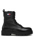 Tommy Jeans Bakancs Lace Up Warm Lined Boot EM0EM01060 Fekete - Pepit.hu