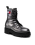 Tommy Jeans Bakancs Metallic Lace Up Boot EN0EN01604 Szürke - Pepit.hu